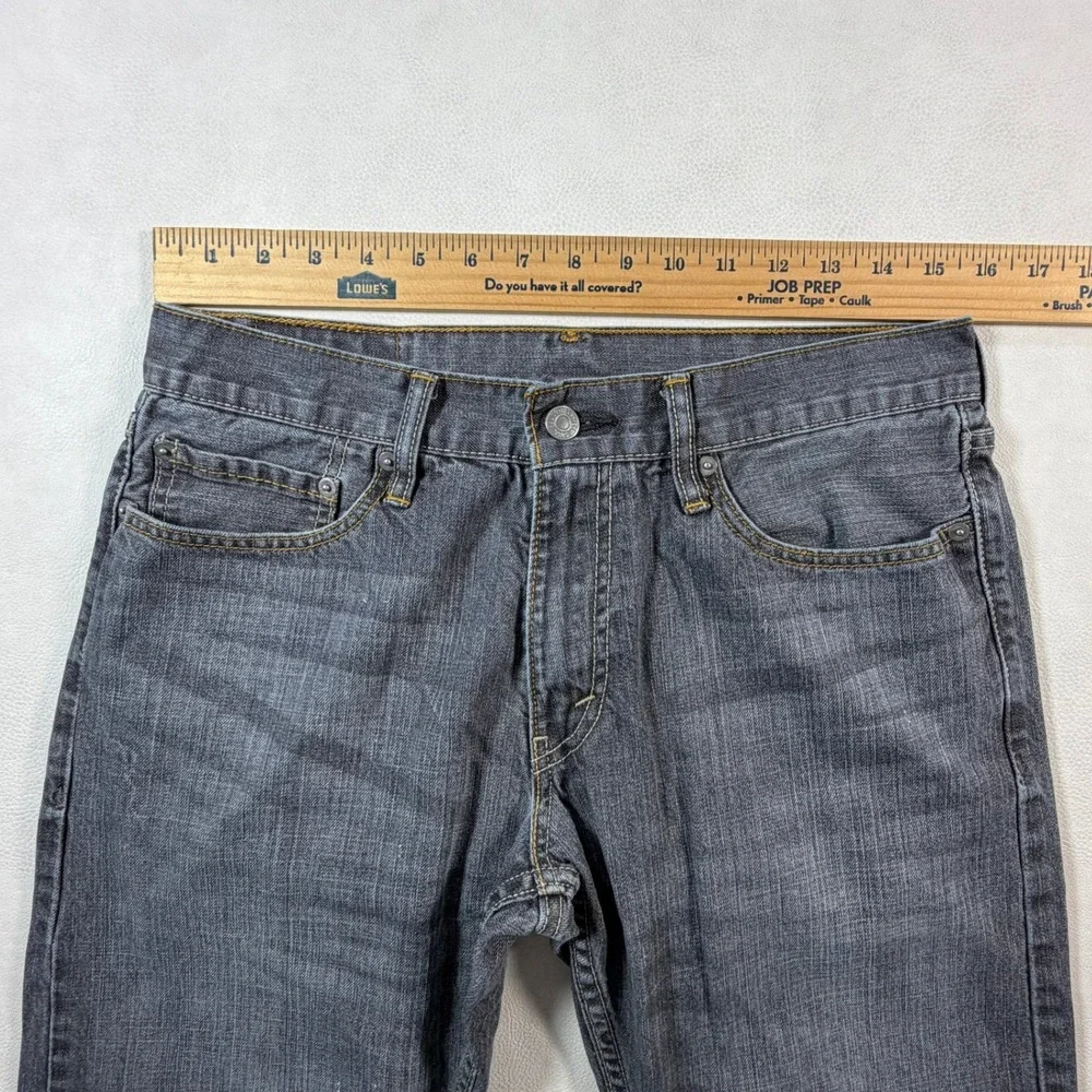Levis 514 Straight Fit Jeans Mens 31x30‎ Gray Denim Pants Classic 5-Pocket